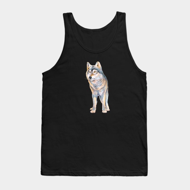 Wolf Tank Top by Tim Jeffs Art